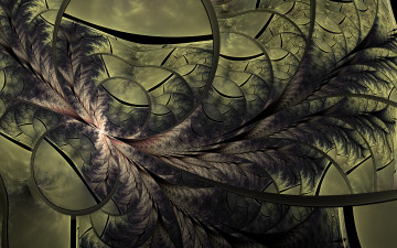 Картинка 3д+графика фракталы+ fractal цвета фон узор