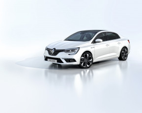 обоя автомобили, renault, mеgane, 2016г, sedan