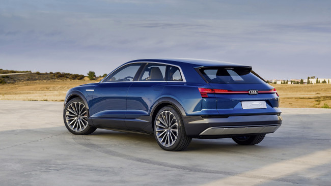 Обои картинки фото audi e-tron quattro concept 2015, автомобили, audi, quattro, e-tron, crossover, concept, 2015