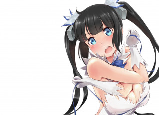 Картинка аниме danmachi гестия