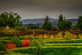 Картинка разное садовые+и+парковые+скульптуры холмы деревья кустарники