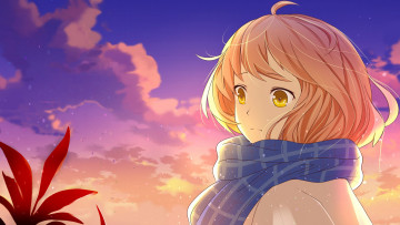 Картинка аниме kyoukai+no+kanata мирай