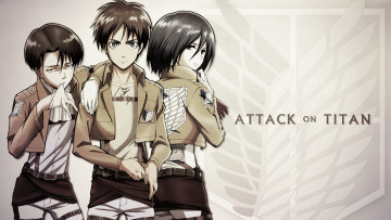 Картинка аниме shingeki+no+kyojin атака титанов