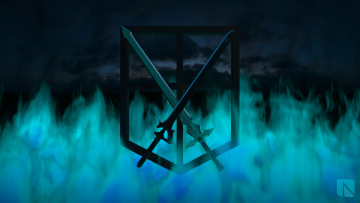 Картинка аниме shingeki+no+kyojin атака титанов