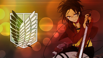 Картинка аниме shingeki+no+kyojin атака титанов