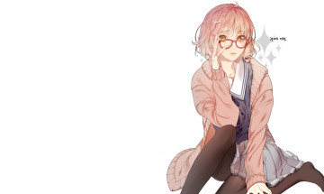 Картинка аниме kyoukai+no+kanata мирай