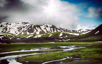 Картинка природа горы снег