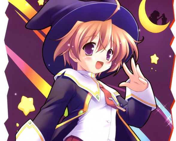 Обои картинки фото аниме, unknown,  другое, взгляд, девушка, фон