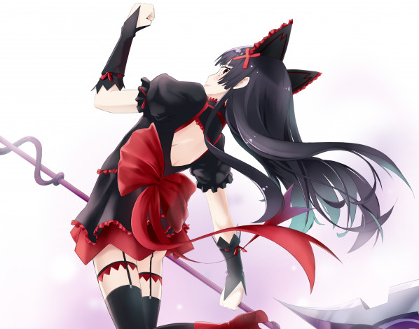 Обои картинки фото аниме, gate, рори