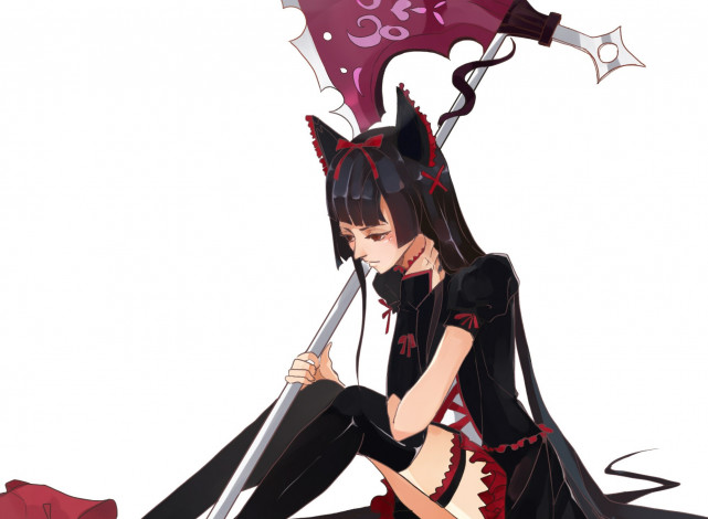 Обои картинки фото аниме, gate, рори