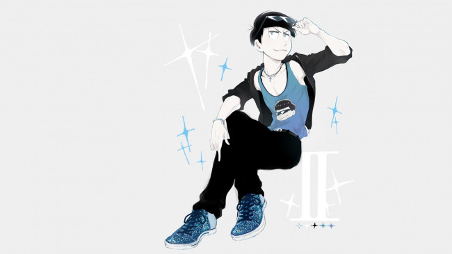 Обои картинки фото аниме, osomatsu-san, парень