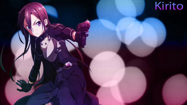 Обои картинки фото аниме, sword art online, кирито