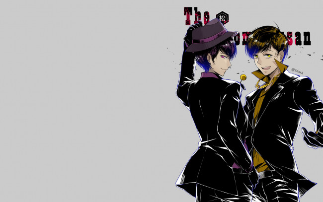 Обои картинки фото аниме, osomatsu-san, парни