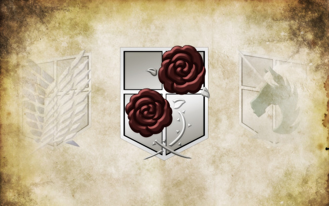 Обои картинки фото аниме, shingeki no kyojin, атака, титанов