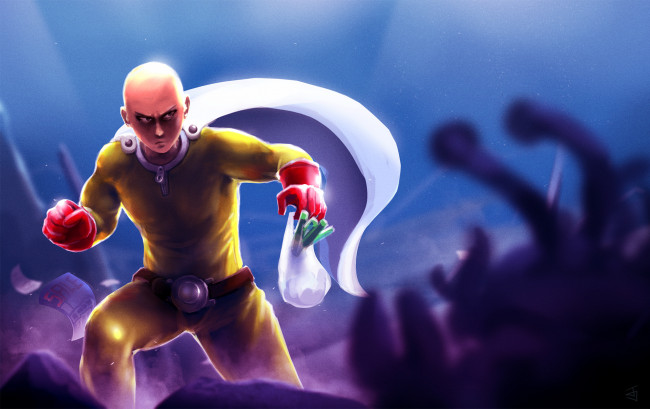 Обои картинки фото аниме, one punch man, ванпачмен