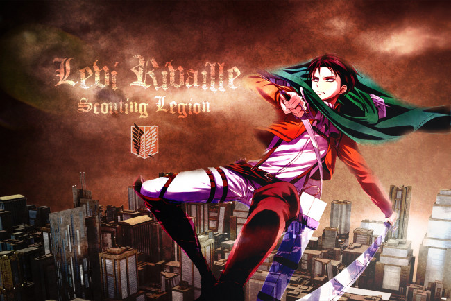 Обои картинки фото аниме, shingeki no kyojin, атака, титанов