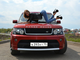 обоя автомобили, -авто с девушками, девушки, авто