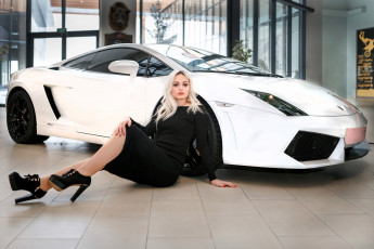 Картинка автомобили -авто+с+девушками девушки авто