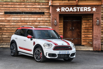 Картинка автомобили mini белый клуб дверь works countryman john cooper мини здание