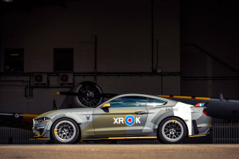 Картинка ford+eagle+squadron+mustang+gt+2018 автомобили mustang ford eagle squadron gt 2018 ангар форд мустанг самолет