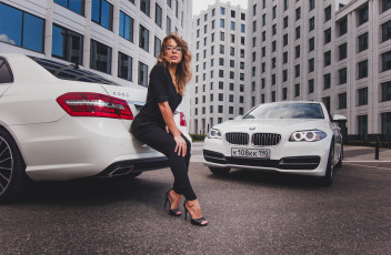 обоя автомобили, -авто с девушками, авто, девушки