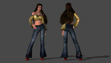 Картинка 3д+графика фантазия+ fantasy фон взгляд девушки