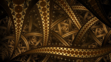 Картинка 3д+графика фракталы+ fractal цвет фон узор