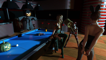 Картинка 3д+графика праздники+ holidays фон взгляд девушки