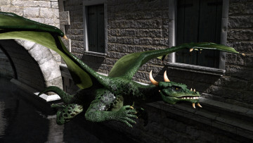 Картинка 3д+графика существа+ creatures дракон