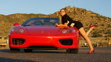 Картинка автомобили -авто+с+девушками девушки авто