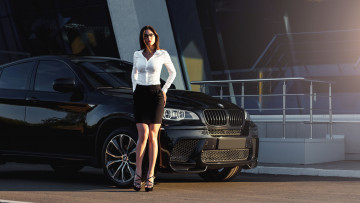 обоя автомобили, -авто с девушками, девушки, авто