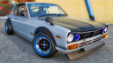 Картинка автомобили 3д nissan