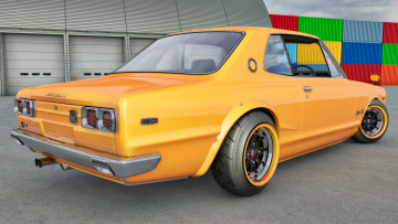 Картинка автомобили 3д nissan