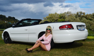 Картинка автомобили -авто+с+девушками девушки авто