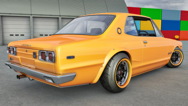 Обои картинки фото автомобили, 3д, nissan