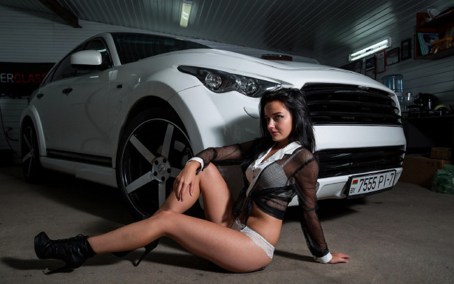 Обои картинки фото автомобили, -авто с девушками, девушки, авто