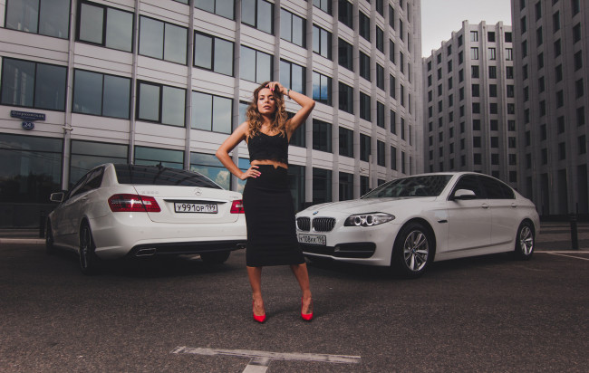 Обои картинки фото автомобили, -авто с девушками, девушки, авто