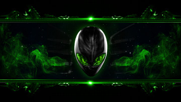 обоя компьютеры, alienware, фон, логотип