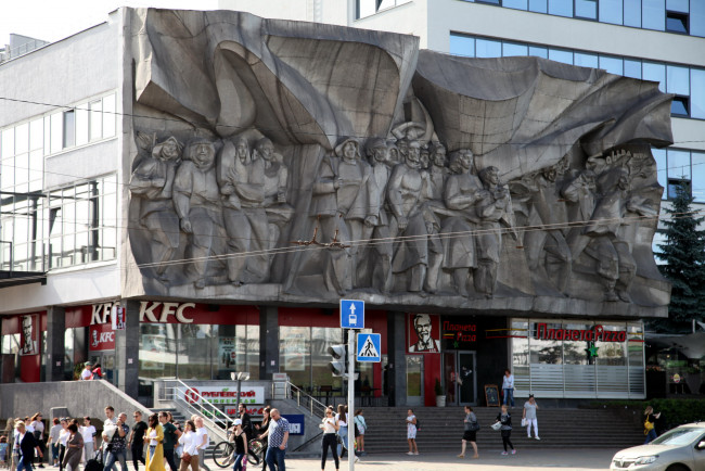 Обои картинки фото города, минск , беларусь, здание