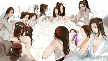 Картинка аниме mo+dao+zu+shi персонажи купание