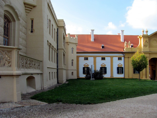 Обои картинки фото lednice castle, города, замок леднице , чехия, lednice, castle