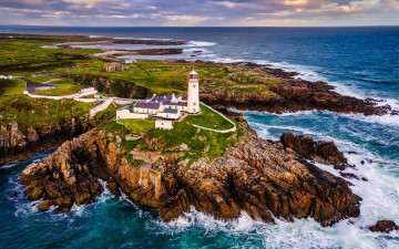 Картинка fanad+head+lighthouse ireland природа маяки fanad head lighthouse