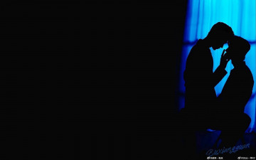 Картинка рисованное люди пара силуэты