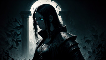 Картинка аниме магия +колдовство +halloween нейросети графика нейроарт ai art нейронные сети рисунки нейро искусство