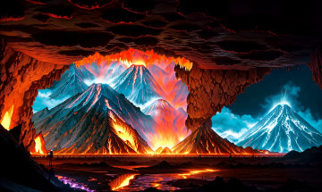 Картинка фэнтези иные+миры +иные+времена нейросети графика нейроарт ai art нейронные сети рисунки нейро искусство