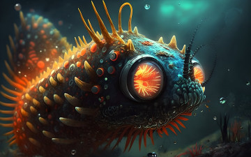 Картинка фэнтези существа нейросети графика нейроарт ai art нейронные сети рисунки нейро искусство