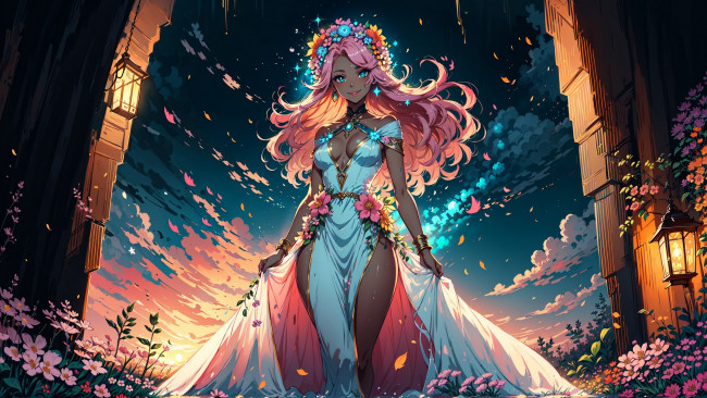 Обои картинки фото аниме, unknown,  другое , нейросети, графика, нейроарт, ai, art, нейронные, сети, рисунки, нейро, искусство