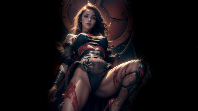 Обои картинки фото фэнтези, девушки, нейросети, графика, нейроарт, ai, art, нейронные, сети, рисунки, нейро, искусство