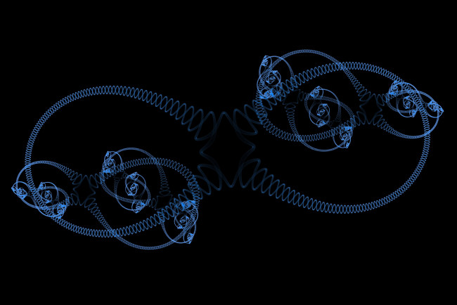 Обои картинки фото 3д графика, фракталы , fractal, пружина, спираль, завиток
