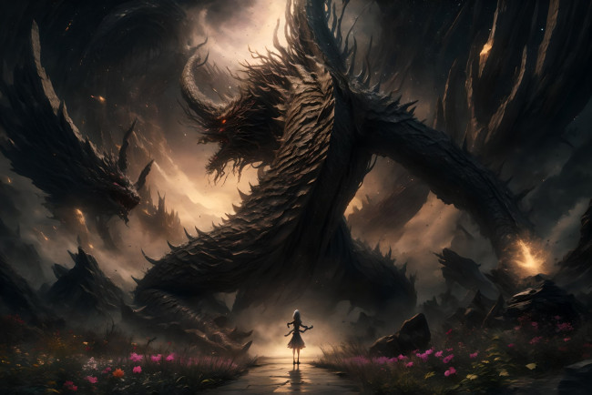 Обои картинки фото фэнтези, существа, нейросети, графика, нейроарт, ai, art, нейронные, сети, рисунки, нейро, искусство